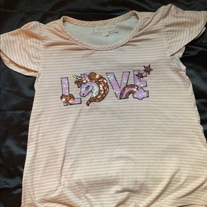 Girls unicorn shirt🦄 👚